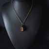 Wire Wrapped Tiger Eye Stone Pendant - Image 4