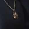 Wire Wrapped Tiger Eye Stone Pendant - Image 3