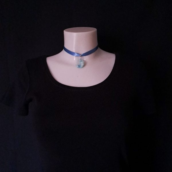 Blue moon ribbon choker - Image 10