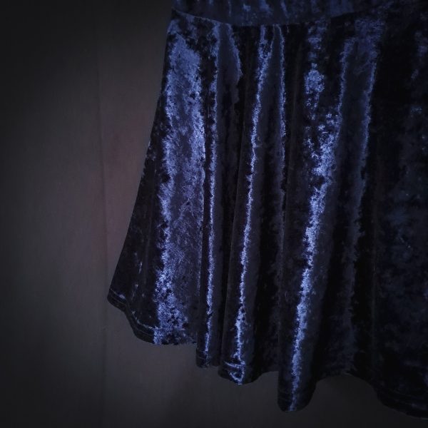 Blue Velvet A-Skirt - Image 14