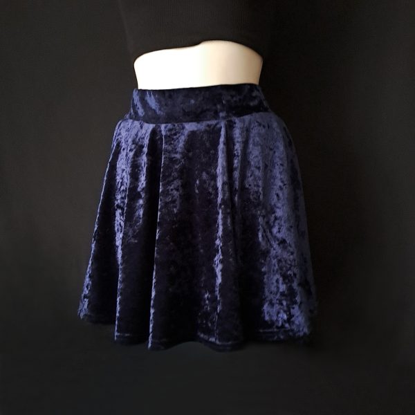 Blue Velvet A-Skirt - Image 13