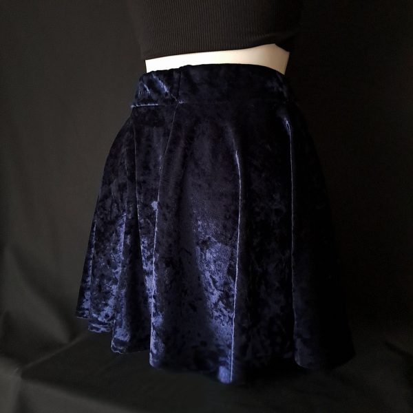 Blue Velvet A-Skirt - Image 10