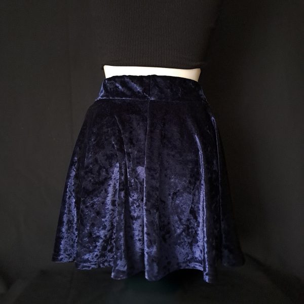 Blue Velvet A-Skirt - Image 9