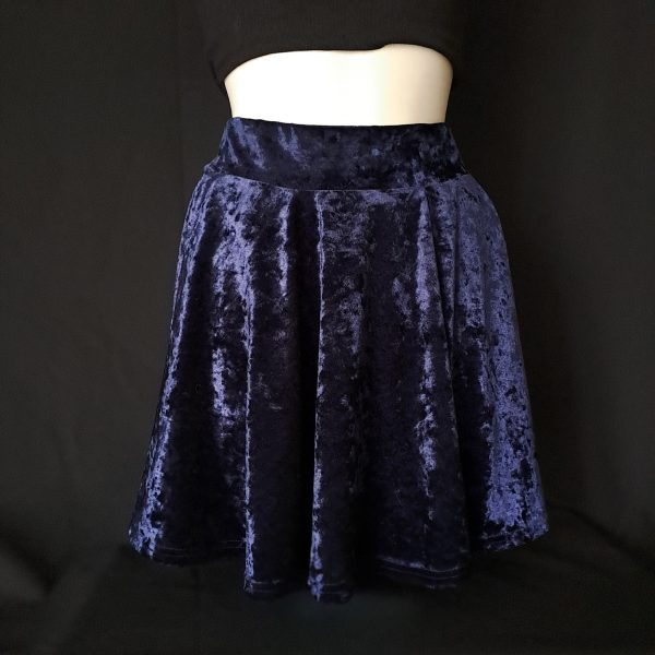 Blue Velvet A-Skirt - Image 8