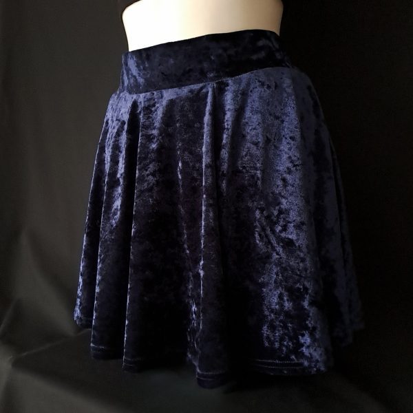 Blue Velvet A-Skirt - Image 7