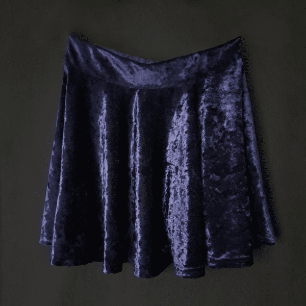 Blue Velvet A-Skirt - Image 6