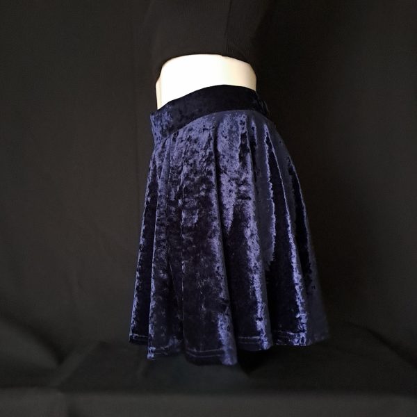 Blue Velvet A-Skirt - Image 5