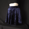 Blue Velvet A-Skirt - Image 4