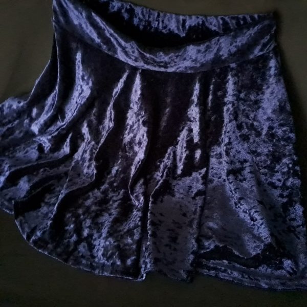 Blue Velvet A-Skirt - Image 3