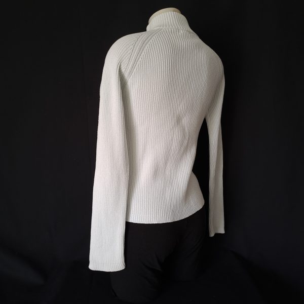 White Knitted Jacket - Image 3