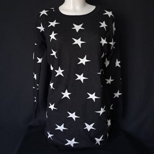 Long Star Pattern Sweater