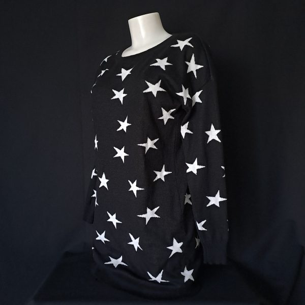 Long Star Pattern Sweater - Image 2