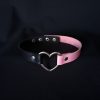 Heart Choker - Half Pink Half Black - Image 8