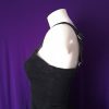 Black Pinafore Dress with Zipper - Image 6