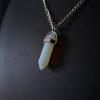 Crystal Point Pendant - Opalite Moonstone - Image 8