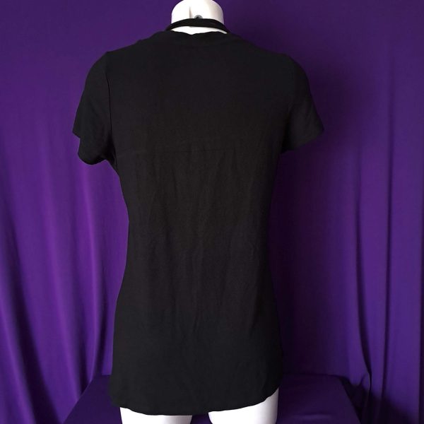 Lace-up T-Shirt Black - Image 3