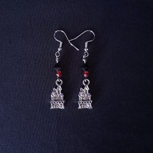 Cute Medieval Castle Earrings