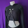 Extra Cropped Hoodie Alternative Gothic - Image 3