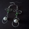 Swirly Wire Dangle Earrings - Image 13