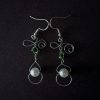 Swirly Wire Dangle Earrings - Image 10