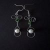 Swirly Wire Dangle Earrings - Image 9