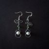 Swirly Wire Dangle Earrings - Image 8