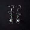 Swirly Wire Dangle Earrings - Image 7