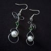 Swirly Wire Dangle Earrings - Image 6