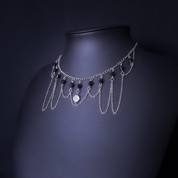 Chain Necklace Vampire Fangs - Image 4