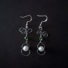Swirly Wire Dangle Earrings