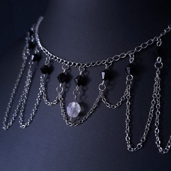 Chain Necklace Vampire Fangs - Image 2
