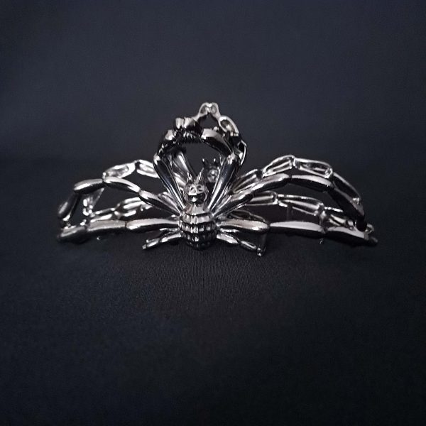 Spider hair clip gothic