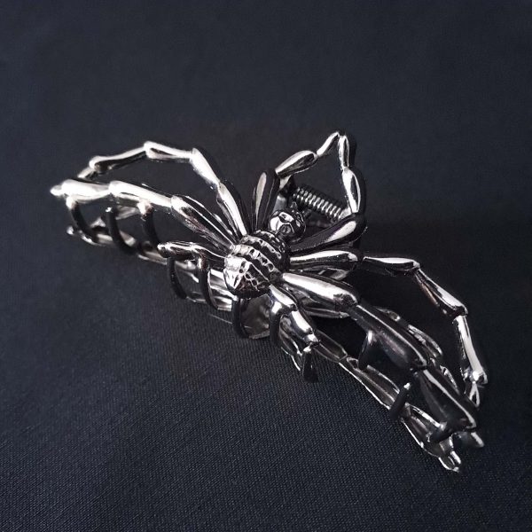 Spider hair clip gothic