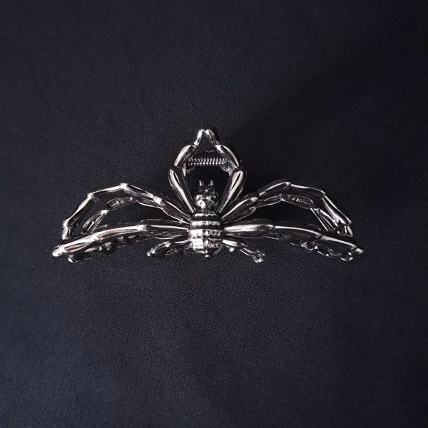 Spider hair clip gothic