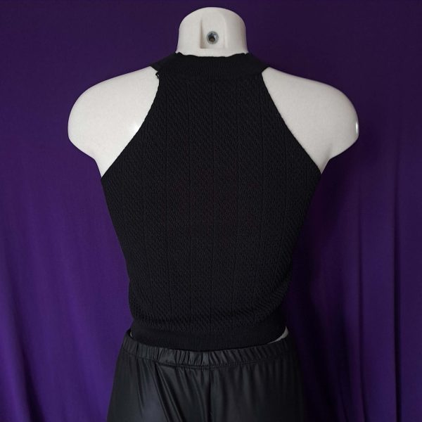 Cut-out Halter Top Knitted - Image 3