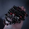 black-red-gothic-bracelet-set-wolfhead