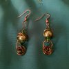 Green Vine Earrings - Image 3