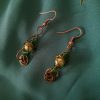 Green Vine Earrings - Image 6