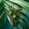 Green Vine Earrings