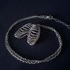 Skeleton Ribcage Pendant Necklace - Image 6