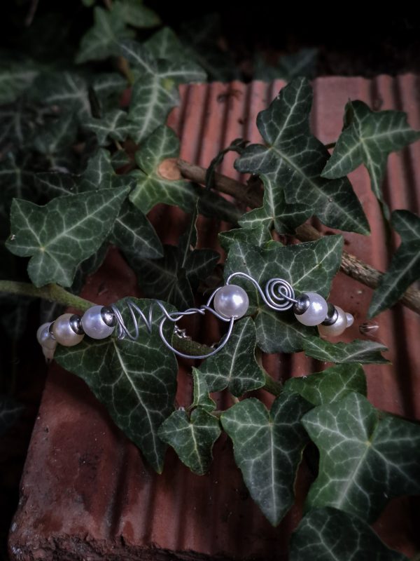 Wire Wrap Pearl Bracelet - Mixed Pearls - Image 14