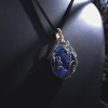 Sky Stone Pendant - Light Gold with Star Charm - Image 14