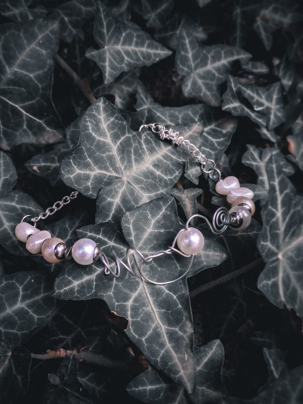 Wire Wrap Pearl Bracelet - Mixed Pearls - Image 13