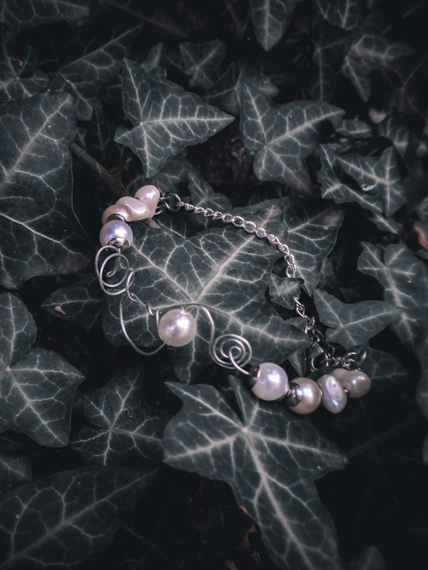 Wire Wrap Pearl Bracelet - Mixed Pearls