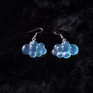Cloud Earrings - Blue