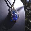 Sky Stone Pendant - Light Gold with Star Charm - Image 16