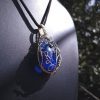 Sky Stone Pendant - Light Gold with Star Charm - Image 15