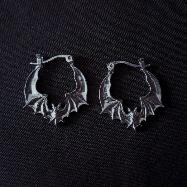 Bat Hoop Earrings - Image 8