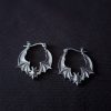 Bat Hoop Earrings