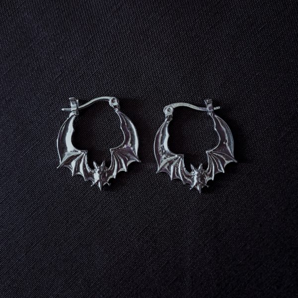 Bat Hoop Earrings - Image 6